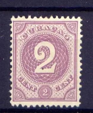 (006) Curacao Nr.20        (*)  ohne Gummierung