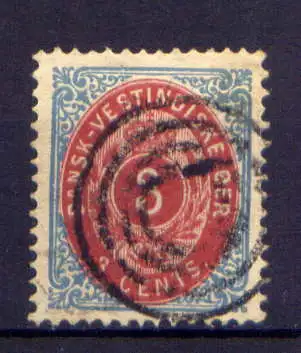 (007) Dänisch Westindien Nr.6        O  gestempelt