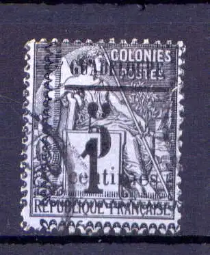 (007) Guadeloupe Nr.6                     O  gestempelt