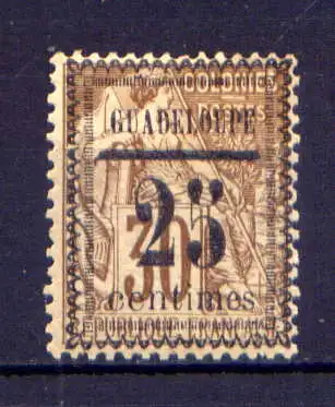 (010) Guadeloupe Nr.9                     *  ungebraucht