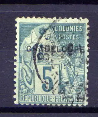 (015) Guadeloupe Nr.15                     O  gestempelt