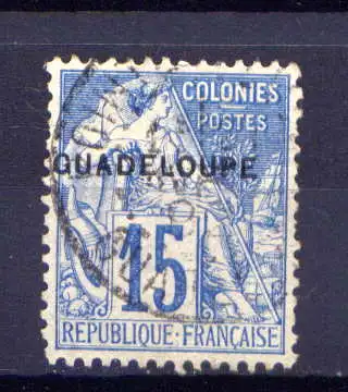 (017) Guadeloupe Nr.17                     O  gestempelt