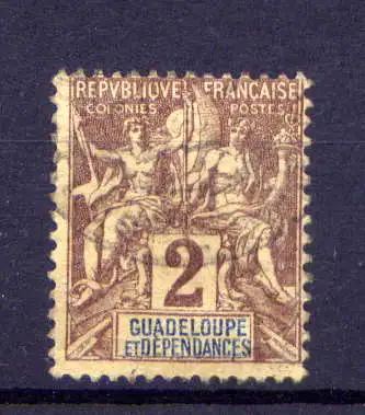 (023) Guadeloupe Nr.28                     O  gestempelt