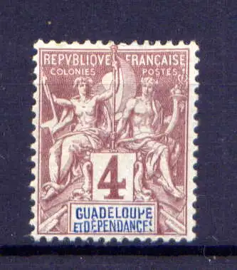 (024) Guadeloupe Nr.29                     *  ungebraucht