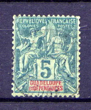 (025) Guadeloupe Nr.30                     O  gestempelt