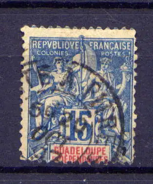 (027) Guadeloupe Nr.32                     O  gestempelt