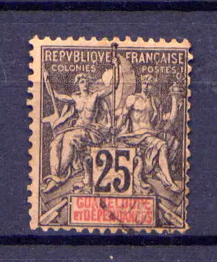 (029) Guadeloupe Nr.34                     O  gestempelt