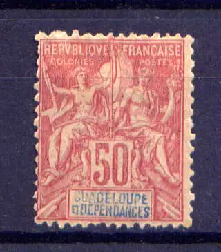 (032) Guadeloupe Nr.37                     *  ungebraucht