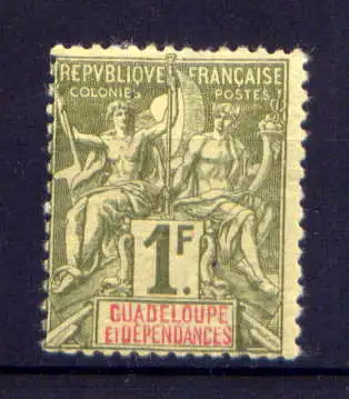 (034) Guadeloupe Nr.39                     *  ungebraucht
