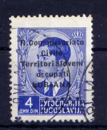 (1466) Italien Besetzung Laibach Nr.25          O  gestempelt