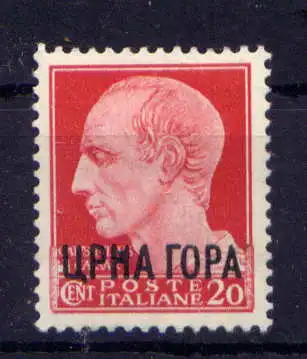 (1474) Italien Besetzung Montenegro Nr.26          *  ungebraucht