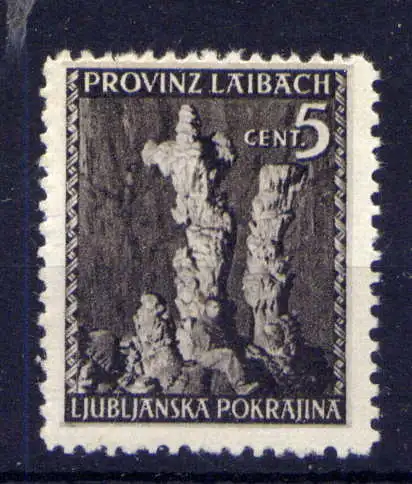 (089) Deutsche Besetzung Laibach Nr.45          **  postfrisch