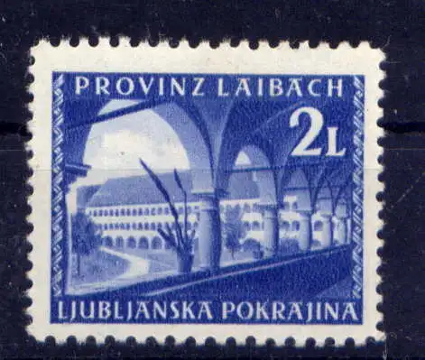 (097) Deutsche Besetzung Laibach Nr.54          **  postfrisch
