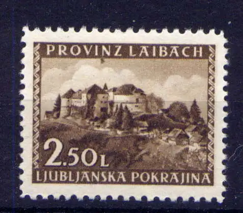 (098) Deutsche Besetzung Laibach Nr.55          **  postfrisch
