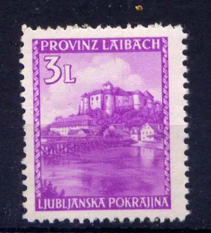 (099) Deutsche Besetzung Laibach Nr.56          **  postfrisch