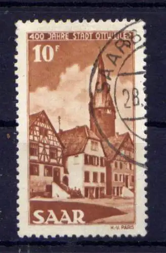 (304) Saarland Nr.296         O  gestempelt