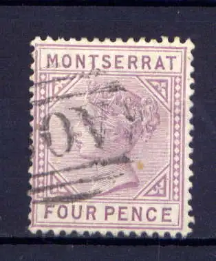 (003) Montserrat Nr.10                 O  gestempelt