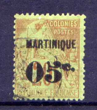 (002) Martinique Nr.9                 O  gestempelt