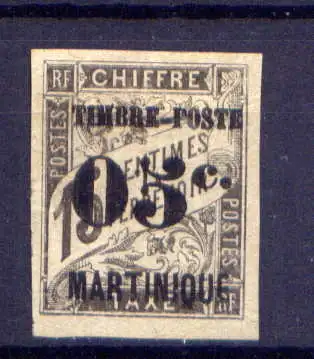 (006) Martinique Nr.20                 (*)  ohne Gummierung