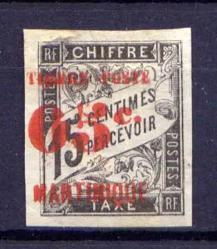 (007) Martinique Nr.20                 (*)  ohne Gummierung