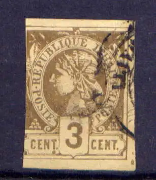 (060) Haiti Nr.3          O  gestempelt