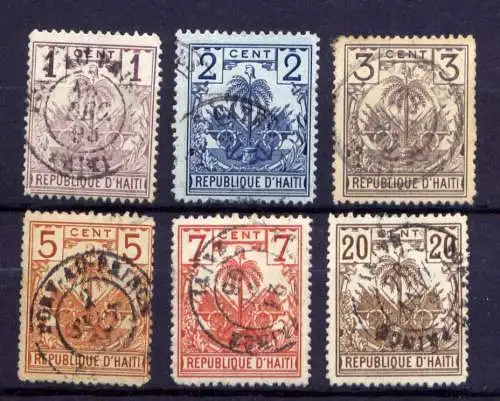 (075) Haiti Nr.28/33          O  gestempelt