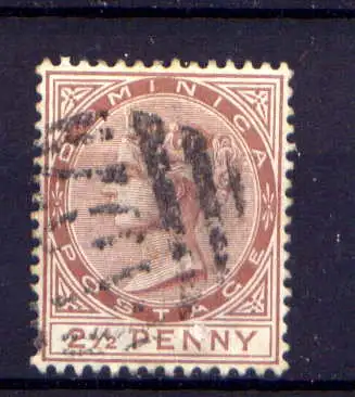 (004) Dominica Nr.14                  O  gestempelt