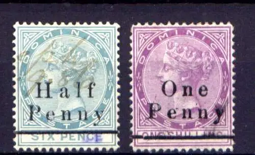 (006) Dominica Nr.19/20                  O  gestempelt