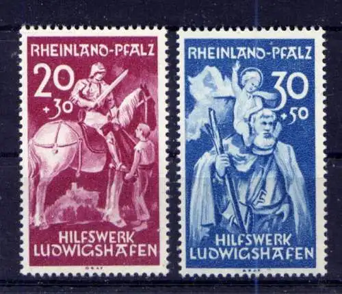 (211) Französische Zone Nr.30/1         **  postfrisch / Rheinland - Pfalz