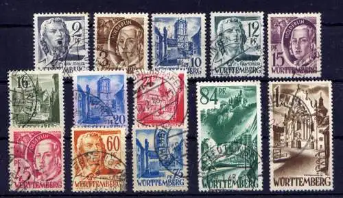 (215) Französische Zone Nr.1/13         O  gestempelt / Württemberg