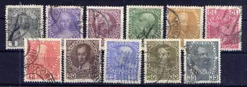 (4654) Österreich Nr.139/49 x                  O  gestempelt