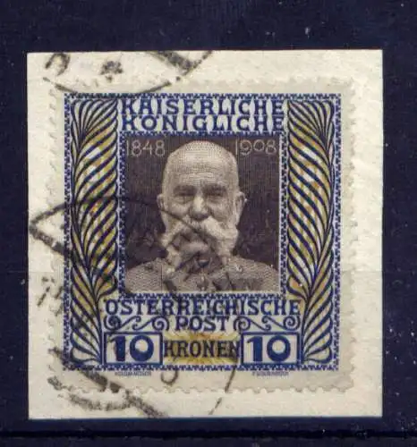 (4657) Österreich Nr.156                  O  gestempelt / Briefstück