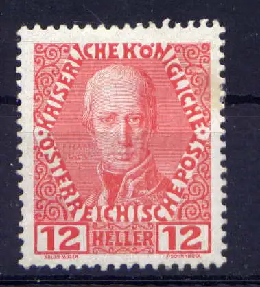 (4662) Österreich Nr.145 v                  *  ungebraucht