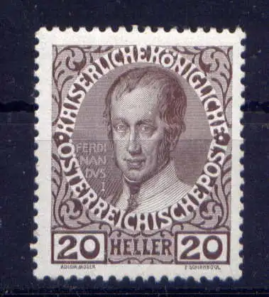 (4663) Österreich Nr.146 v                  *  ungebraucht