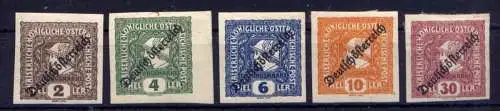 (4703) Österreich Nr.247/51                  *  ungebraucht