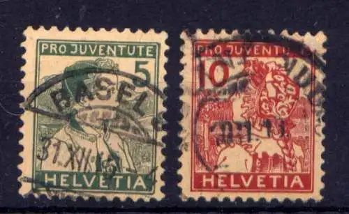 (2736) Schweiz Nr.128/9           O  gestempelt
