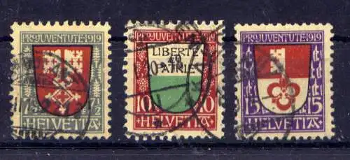 (2739) Schweiz Nr.149/51           O  gestempelt