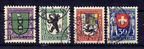 (2745) Schweiz Nr.214/7           O  gestempelt