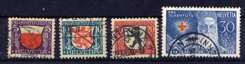 (2748) Schweiz Nr.229/32           O  gestempelt