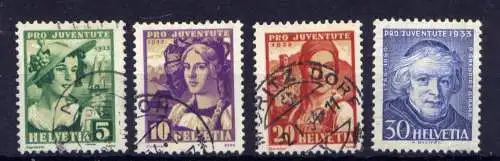 (2753) Schweiz Nr.266/9           O  gestempelt + *  ungebraucht