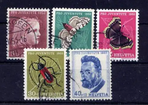 (2773) Schweiz Nr.588/92           O  gestempelt