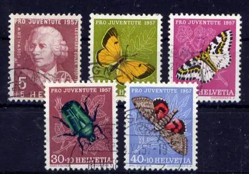 (2777) Schweiz Nr.648/52           O  gestempelt