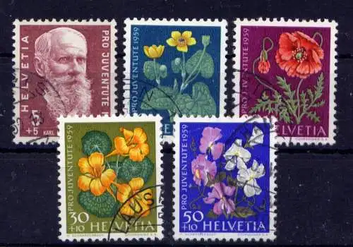 (2779) Schweiz Nr.687/91           O  gestempelt