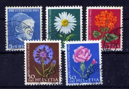 (2783) Schweiz Nr.786/90           O  gestempelt