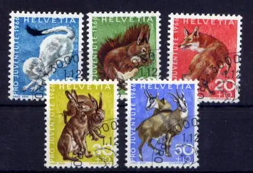 (2786) Schweiz Nr.845/9           O  gestempelt