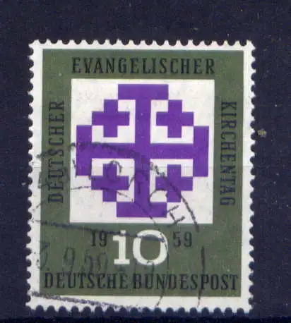 (13648) BRD Nr.320/1                       O  gestempelt