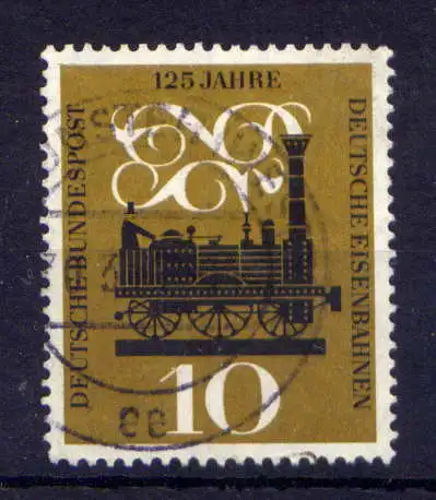 (13660) BRD Nr.345                       O  gestempelt