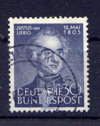 (13688) BRD Nr.166                       O   gestempelt