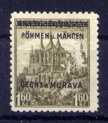 (413) Böhmen und Mähren Nr.13             *  ungebraucht / Deutsches Reich