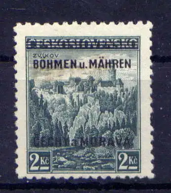 (414) Böhmen und Mähren Nr.14             *  ungebraucht / Deutsches Reich